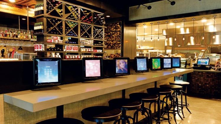 TECHNOLOGY'S PART IN RESTAURANT BARSTOOL